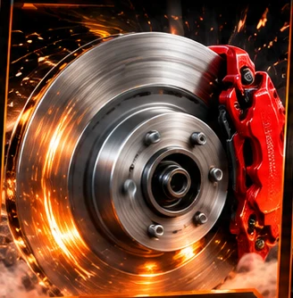 Brake rotor and caliper